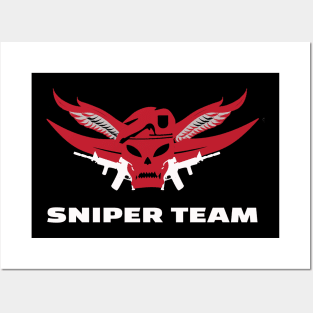 SNIPER TEAM Posters and Art